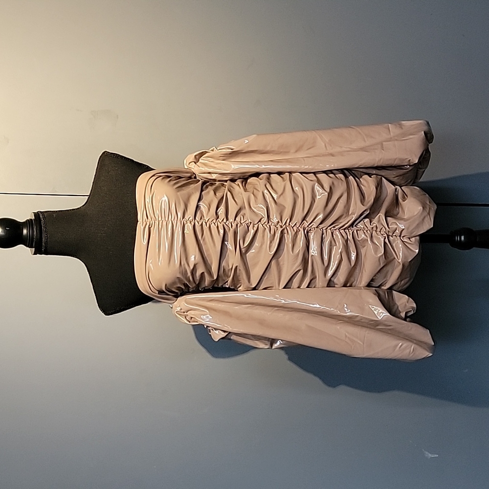 Vinyl Strapless Dress
